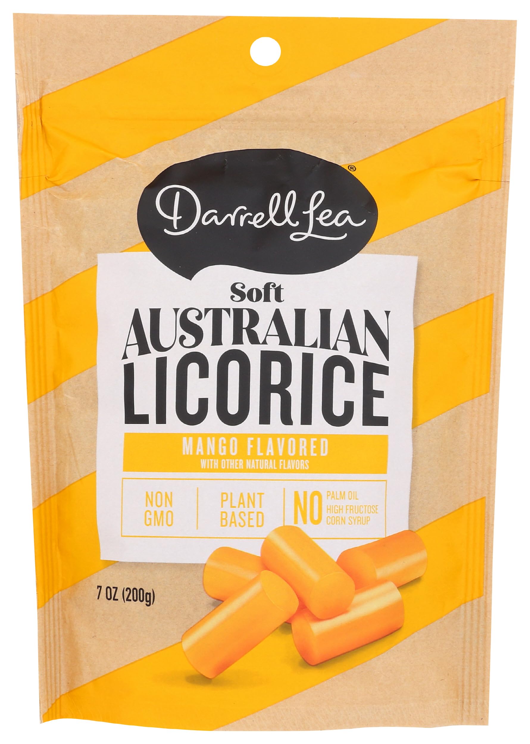 Product image of Darrell Lea Mango Soft Eating Liquorice Bags 7 oz 7 oz